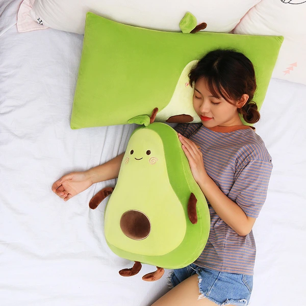 Promotional Business Soft Cartoon Avocado Stuffed Plush Doll Giveaway