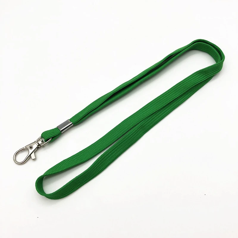 Promotional Rough Polyester Silk Screen Print Woven Neck Strap