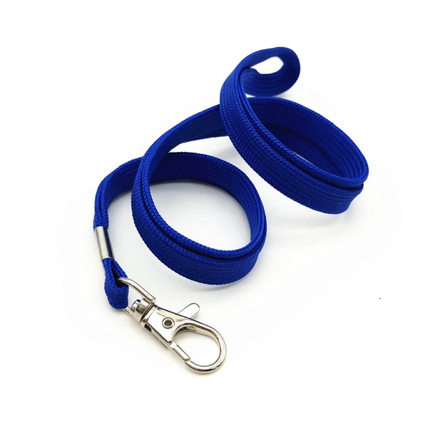 Promotional Rough Polyester Silk Screen Print Woven Neck Strap