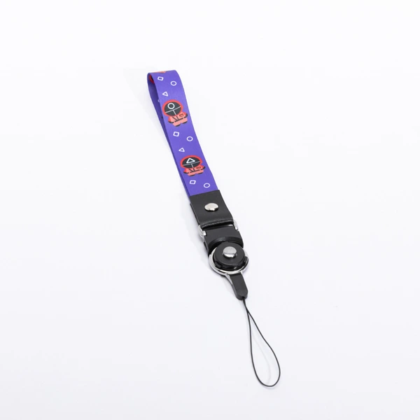 Promotional Custom Heat Transfer Wristlet Keychain Phone Strap