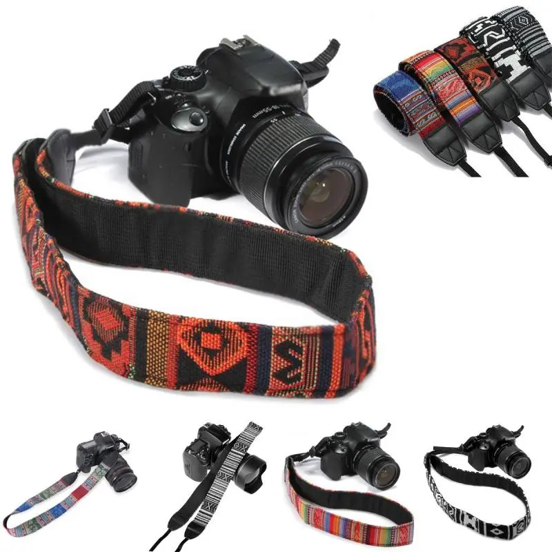 Woven DSLR Camera neck Neck Shoulder Strap with Quick Release Buckles