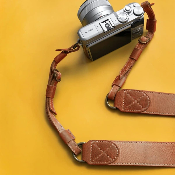Genuine Leather Camera Neck Shoulder Belt Neck Strap for DSLR