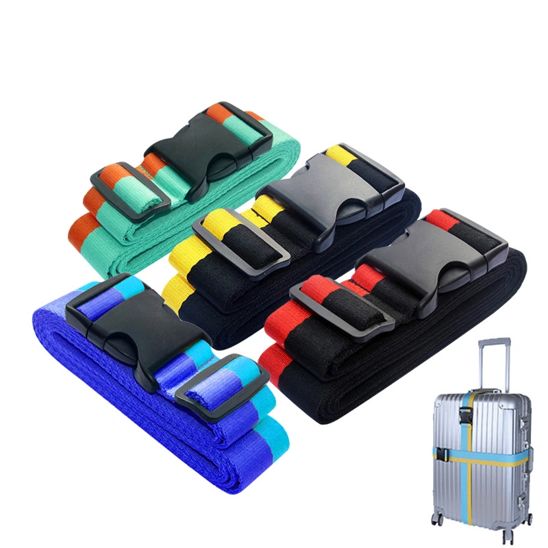 Cross Packing Travel Suitcase Luggage Strap with Adjustable Buckle