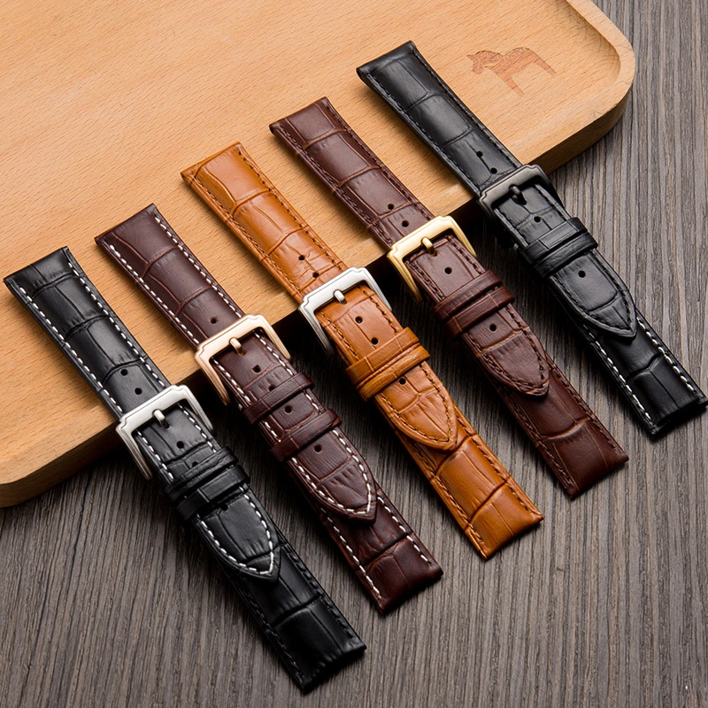Genuine Leather Strap 16mm 18mm 20mm 22mm Watch Bracelet Belt