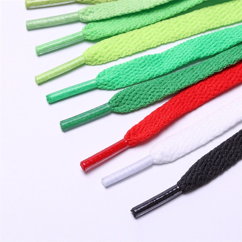 Solid Athletic Sneaker Flat Shoe String Promotional Shoe Ropes