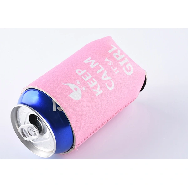 Customized Logo Neoprene Cooler Insulated Beverage Bottle Can Carrier