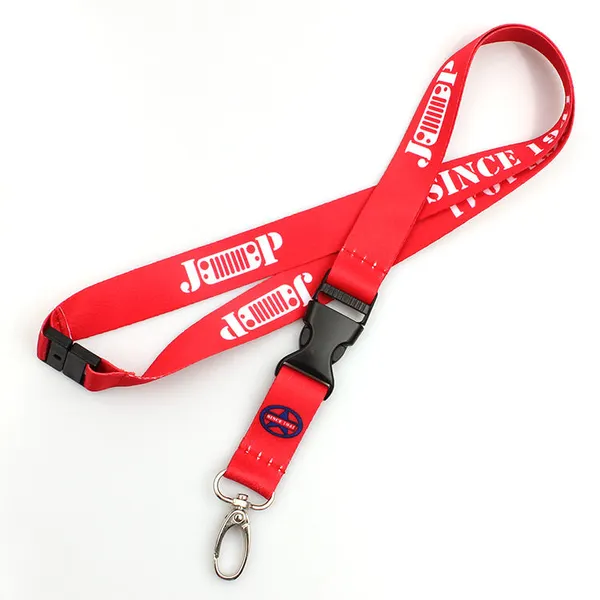 Custom Logo Company Exhibition Business Promotion Polyester Neck Strap