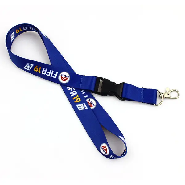 Custom Logo Company Exhibition Business Promotion Polyester Neck Strap