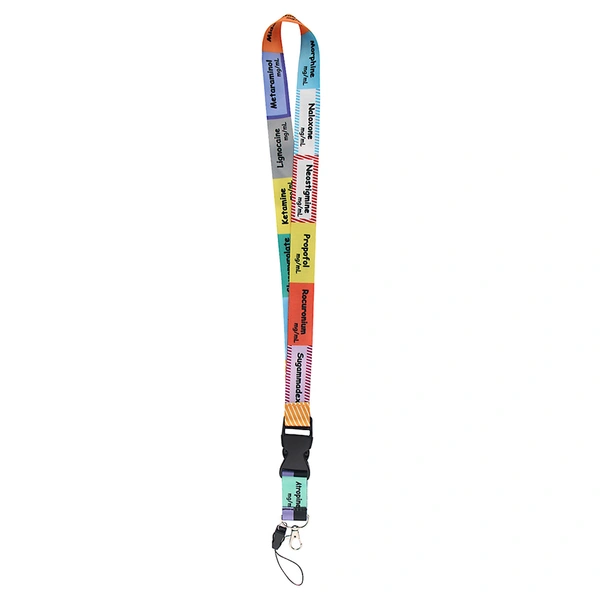 Factory Direct Wholesale Cheap Stylish Heat Transfer Print Lanyard