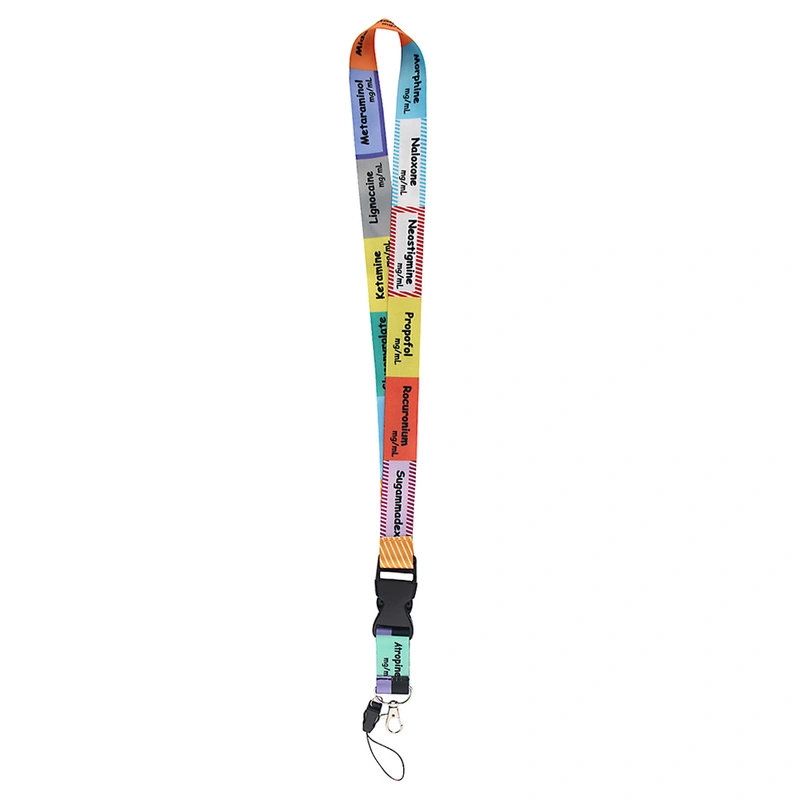 Factory Direct Wholesale Cheap Stylish Heat Transfer Print Lanyard