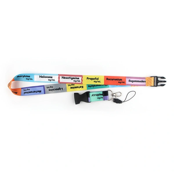 Factory Direct Wholesale Cheap Stylish Heat Transfer Print Lanyard