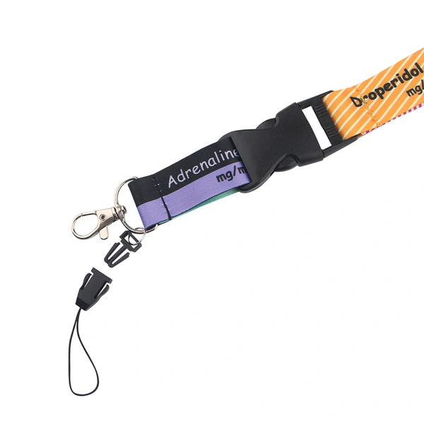 Factory Direct Wholesale Cheap Stylish Heat Transfer Print Lanyard