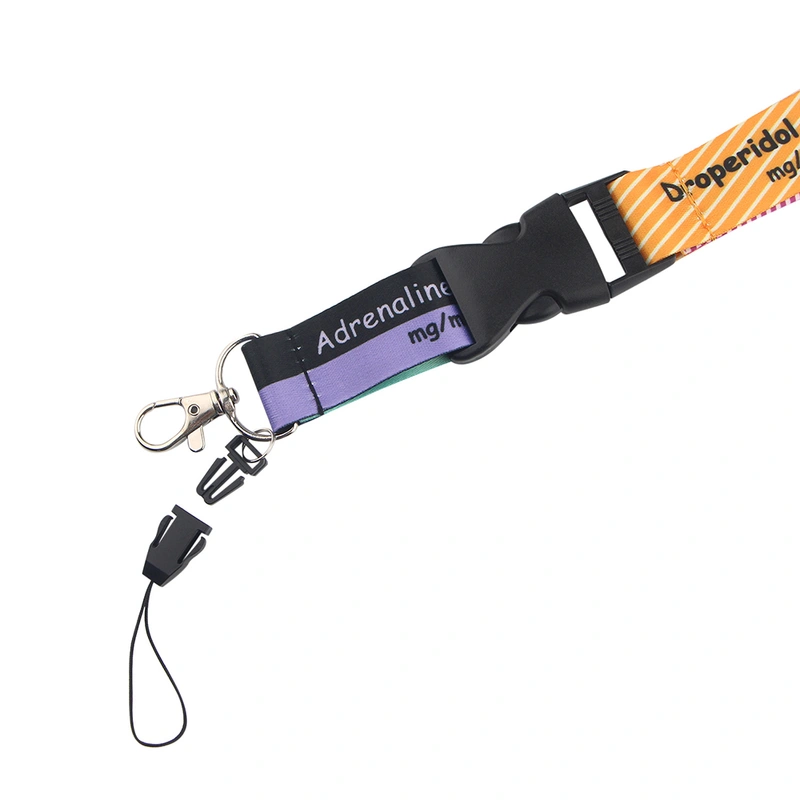 Factory Direct Wholesale Cheap Stylish Heat Transfer Print Lanyard