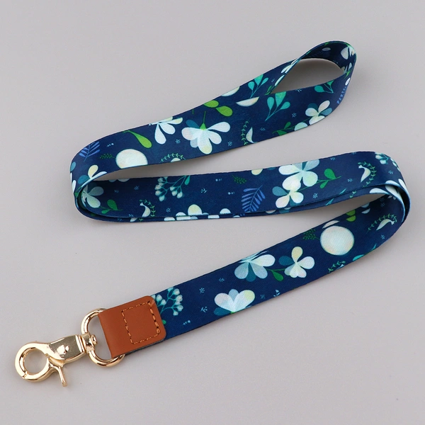 leather buckle neck strap office lanyard exhibition id lanyard