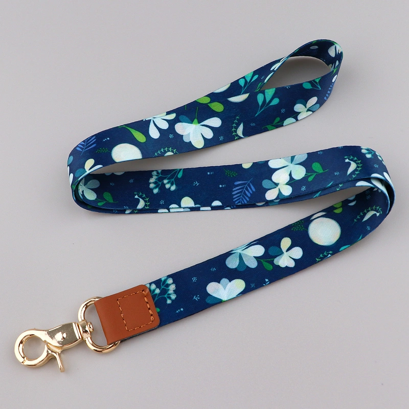 leather buckle neck strap office lanyard exhibition id lanyard