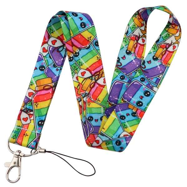 Sublimation School Office ID Card Holder Neck Strap for Girls