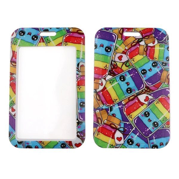 Sublimation School Office ID Card Holder Neck Strap for Girls