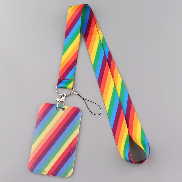 Sublimation School Office ID Card Holder Neck Strap for Girls