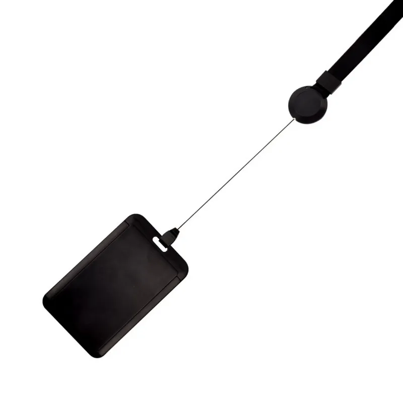 Working Permit Retractable Badge Reel Lanyard with ID Badge Holder