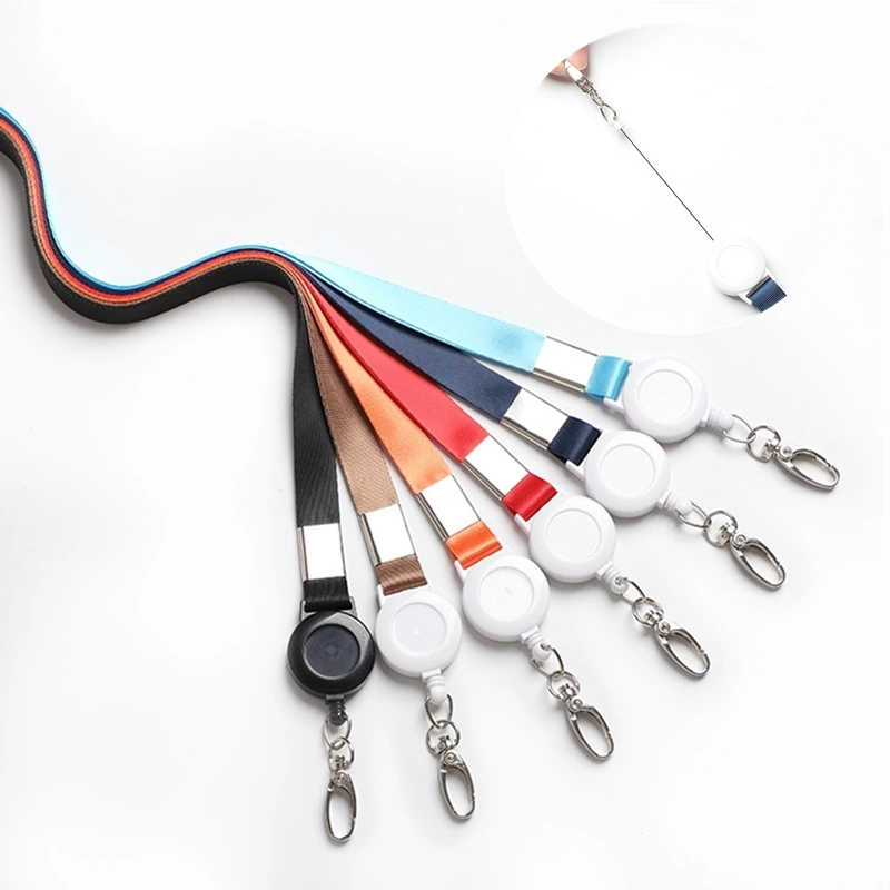 Business Meeting Staff Work Card Retractable Pull Reel ID Lanyard