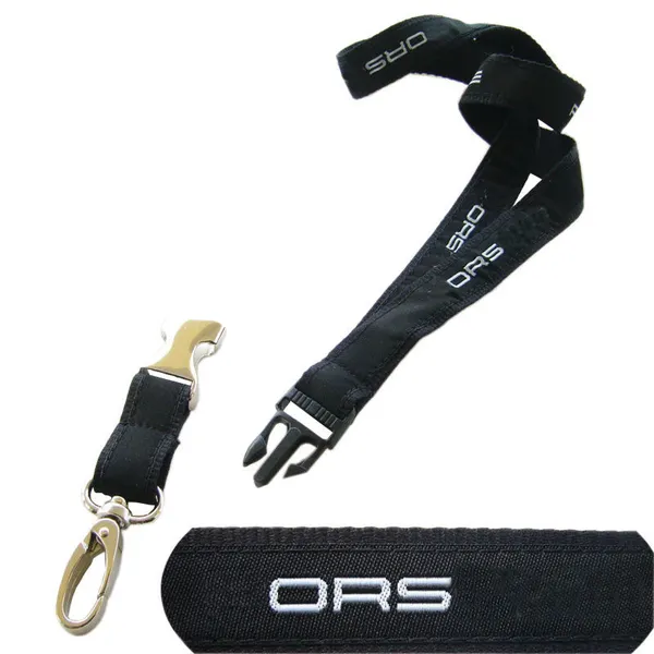 Double Layer Jacquard Neck Strap Embroidery Lanyard for Tradeshow