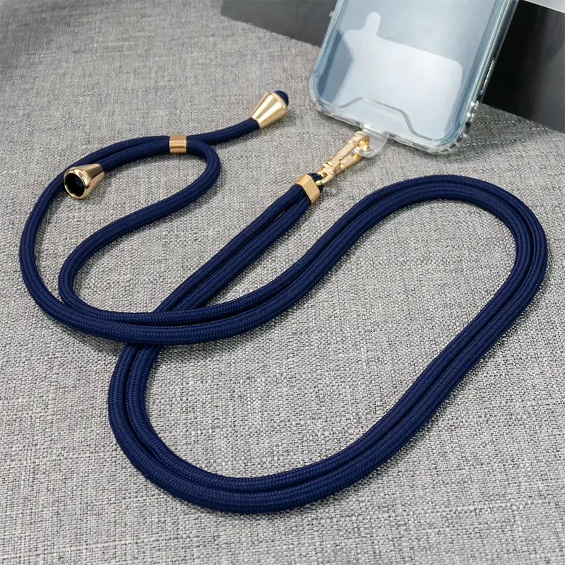 Smartphone Patch Strap Tab Lasso Tether Round Rope Phone Lanyard