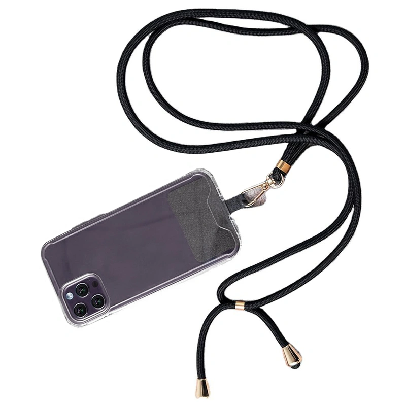 Customized Crossbody Neck Strap Tether Round Mobile Phone Lanyard