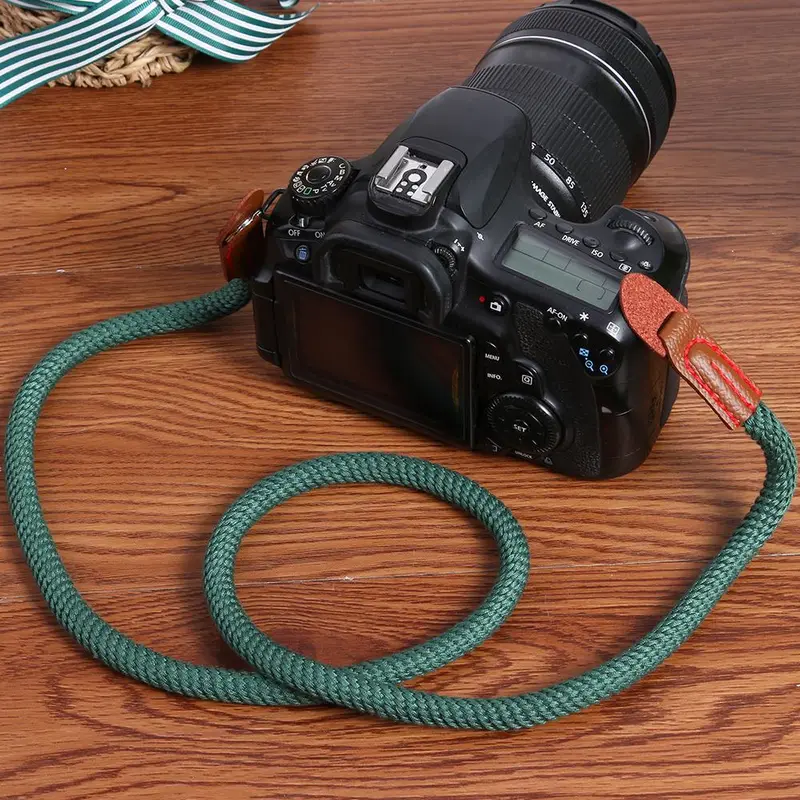 Round Wrist Band Nylon Rope Camera Strap