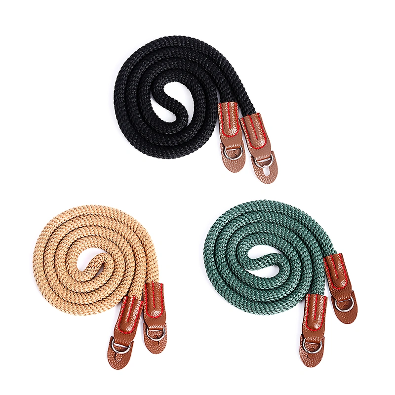 Round Wrist Band Nylon Rope Camera Strap