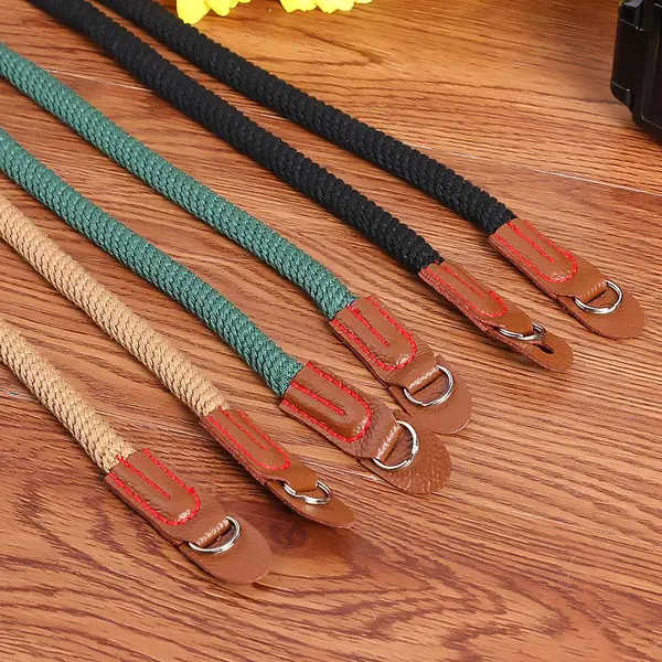 Round Wrist Band Nylon Rope Camera Strap
