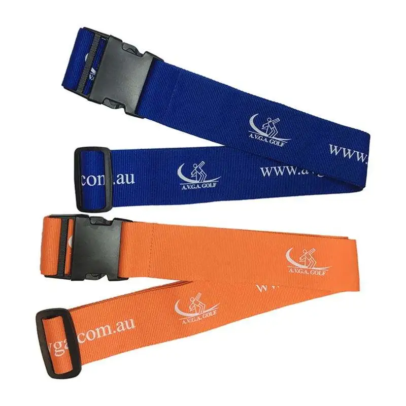 Customized Logo Travel Luggage Belt Luggage Strap for Suitcase