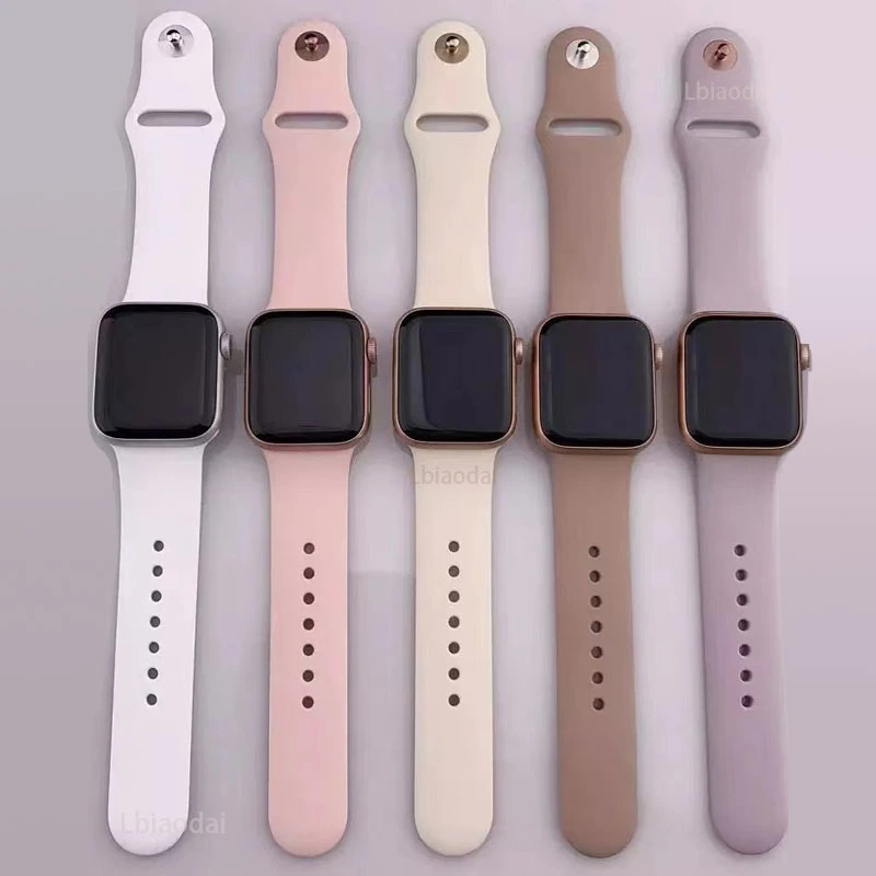 Silicone Strap for Apple Watch Band Bracelet Iwatch Series