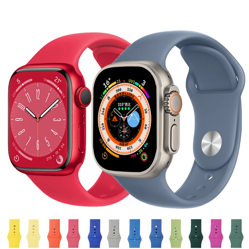 Silicone Strap for Apple Watch Band Bracelet Iwatch Series