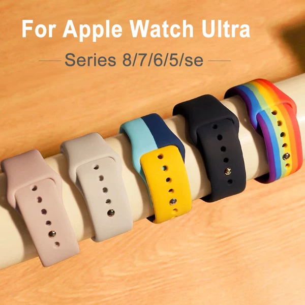 Silicone Strap for Apple Watch Band Bracelet Iwatch Series