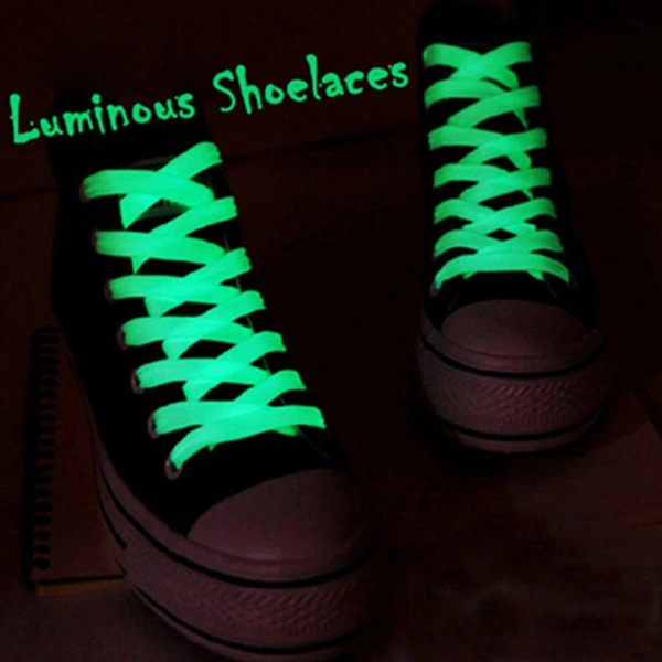 60-80-100-120cm Stylish Luminous Shoelace for Flat Canvas Shoes