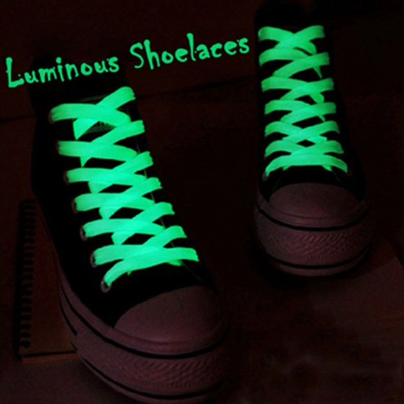 60-80-100-120cm Stylish Luminous Shoelace for Flat Canvas Shoes 