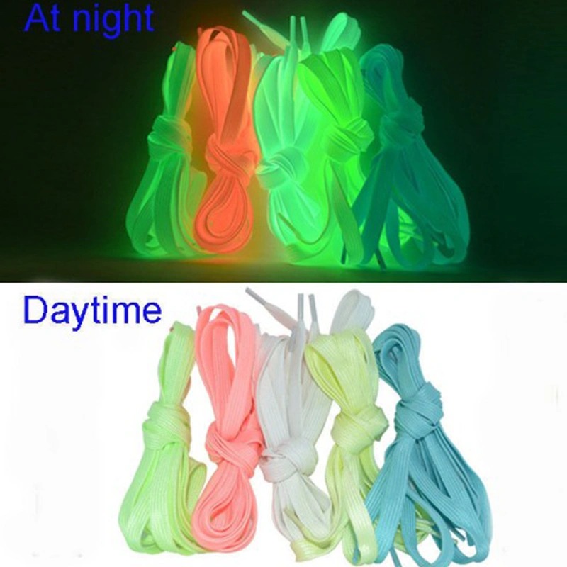 60-80-100-120cm Stylish Luminous Shoelace for Flat Canvas Shoes 