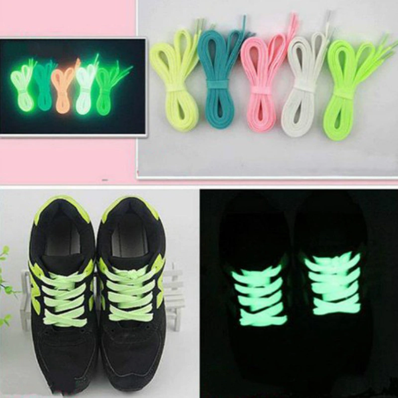 60-80-100-120cm Stylish Luminous Shoelace for Flat Canvas Shoes 