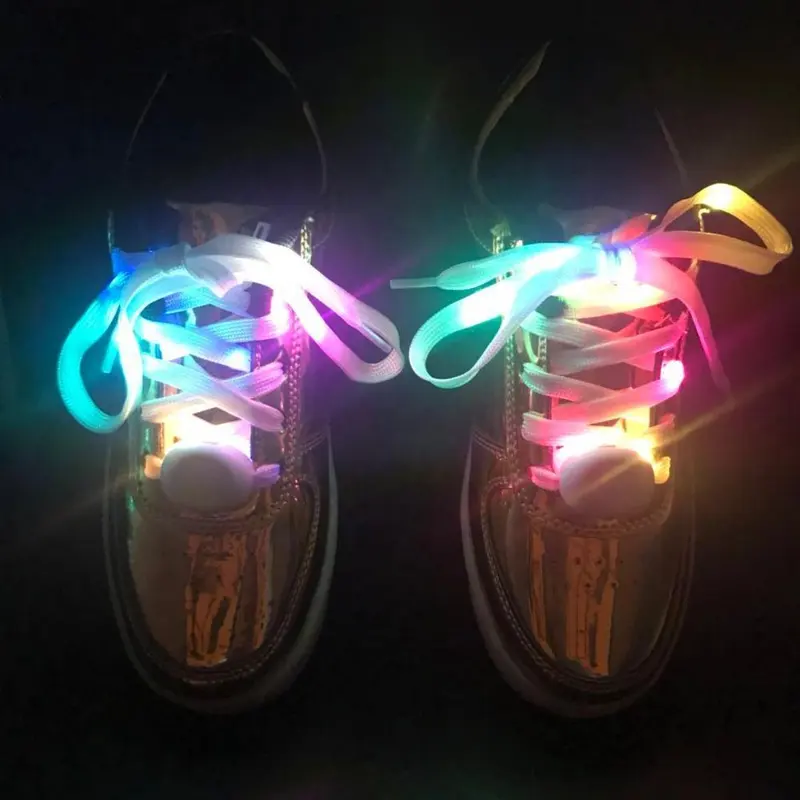 Glow In Dark Flashing Shoe Lace Promotional Light Up Led Shoelace