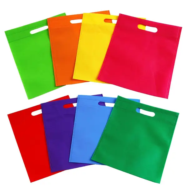 Supermarket Promotional Non Woven Grocery Shopping Bags