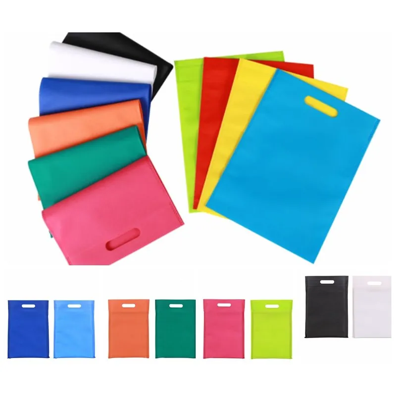 Supermarket Promotional Non Woven Grocery Shopping Bags