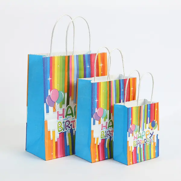 Happy Birthday Party Celebration Promotional Gift Paper Bag