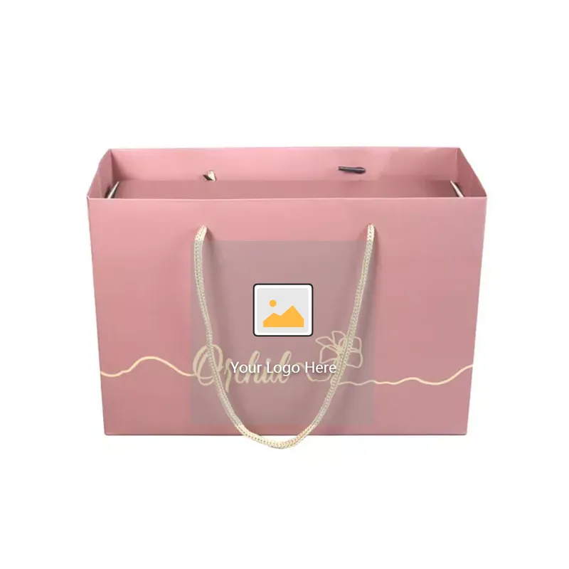 Custom Luxury Kraft Gift Shopping Paper Bags