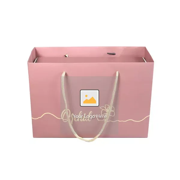 Custom Luxury Kraft Gift Shopping Paper Bags