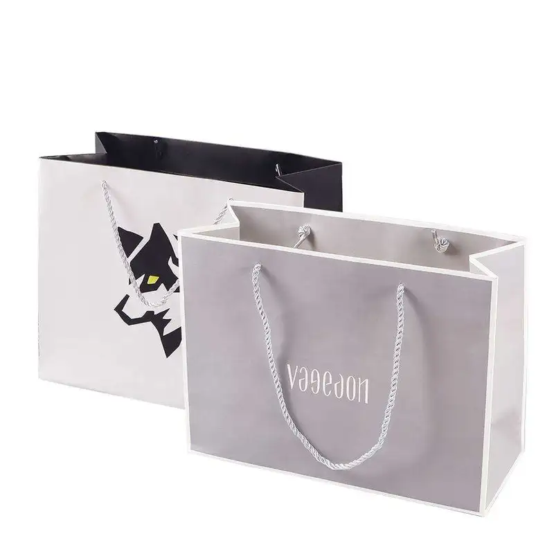 Custom Luxury Kraft Gift Shopping Paper Bags