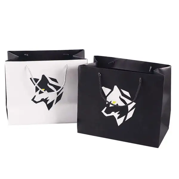 Custom Luxury Kraft Gift Shopping Paper Bags