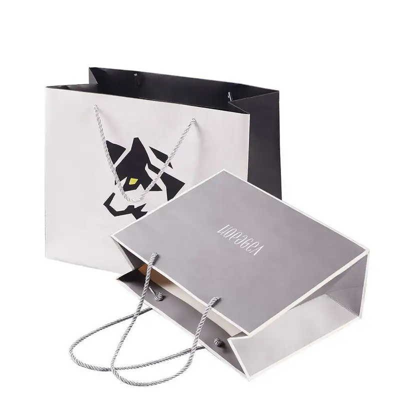 Custom Luxury Kraft Gift Shopping Paper Bags