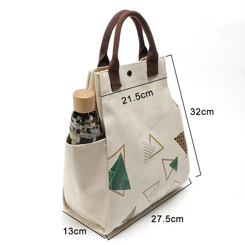 Fashion Customized Logo Canvas Bag Tote Shopping Bag Cotton Canvas Bag