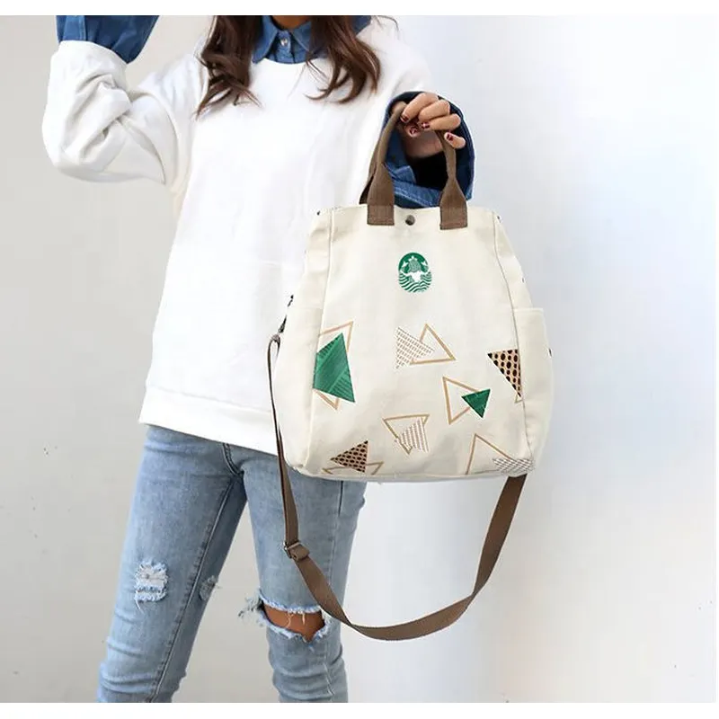 Fashion Customized Logo Canvas Bag Tote Shopping Bag Cotton Canvas Bag