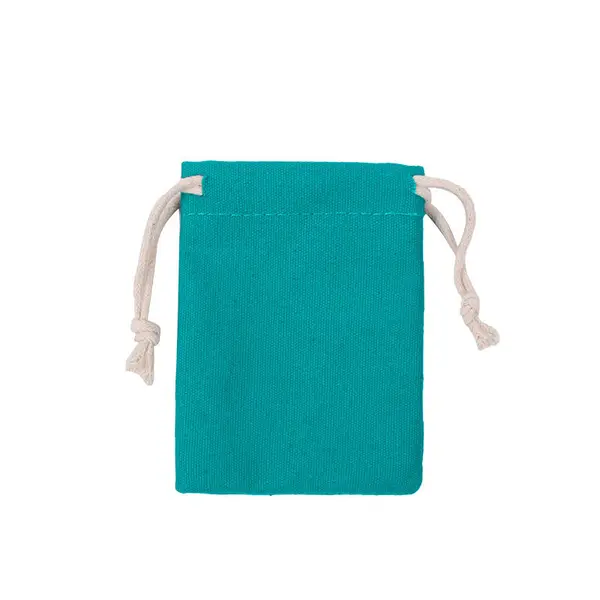 Drawstring Canvas Cotton Small Pouch with Custom Logo